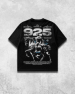 Crna majica s dizajnom kralja Tomislava, natpis 925 – Rex Croatorum, vintage ilustracija kralja